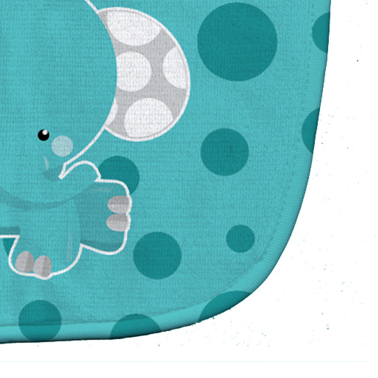 Polkadot Elephant Baby Bib Easy-Clean Baby Bib Baby Feeding Accessory Baby Mealtime Essential, 10 x 13, Multicolor