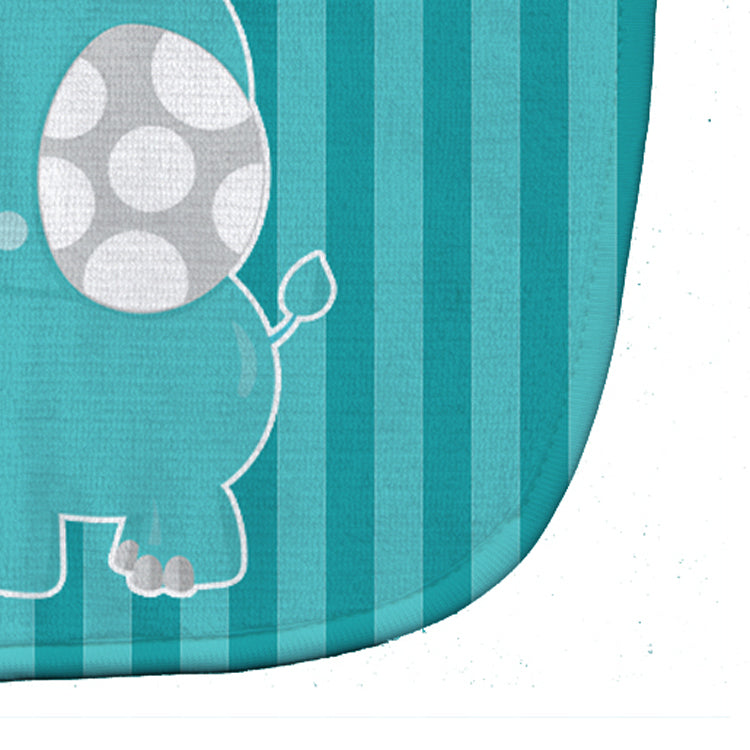 Striped Elephant Baby Bib Easy-Clean Baby Bib Baby Feeding Accessory Baby Mealtime Essential, 10 x 13, Multicolor