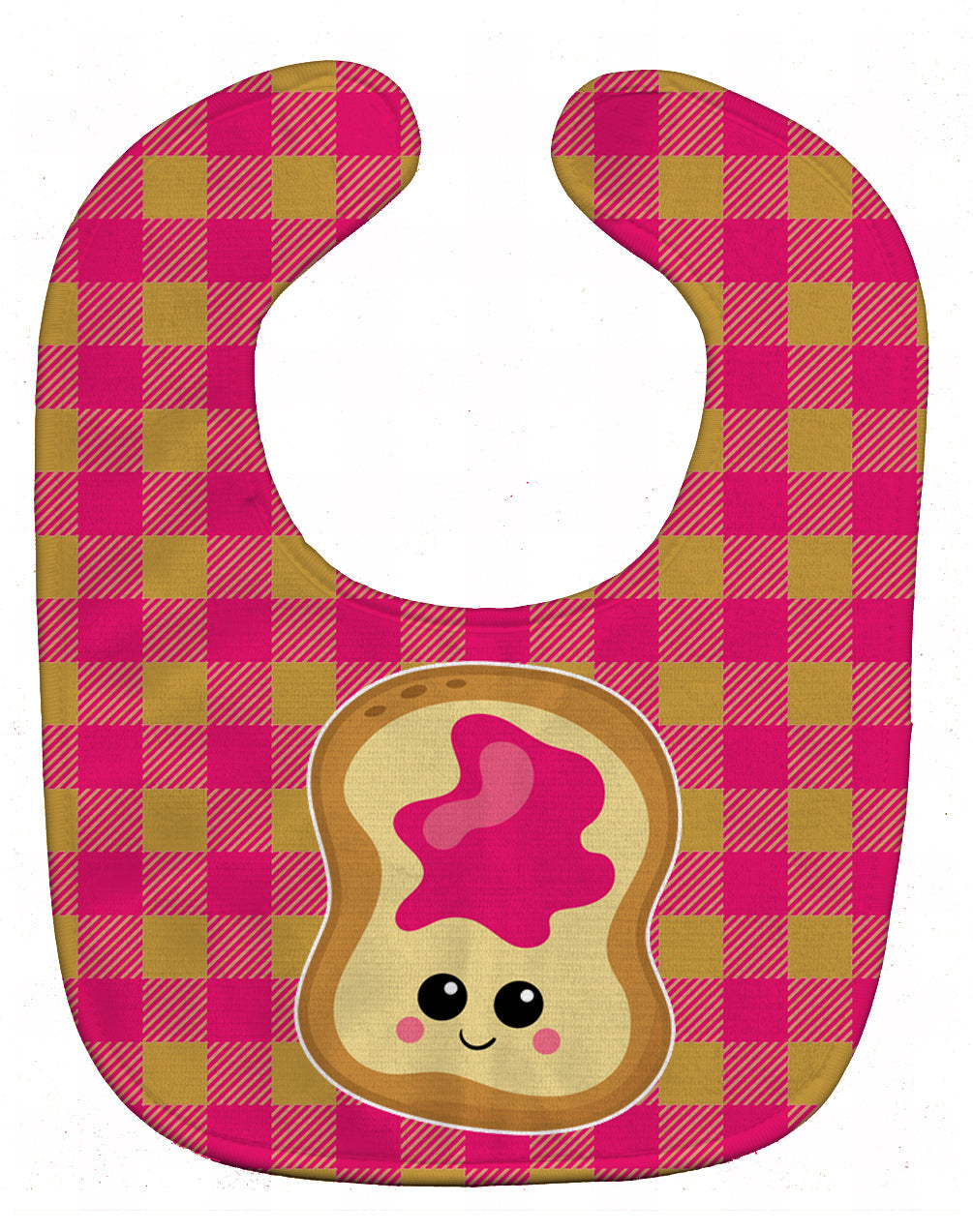 Jelly Toast Baby Bib Easy-Clean Baby Bib Baby Feeding Accessory Baby Mealtime Essential, 10 x 13, Multicolor