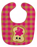 Jelly Toast Baby Bib Easy-Clean Baby Bib Baby Feeding Accessory Baby Mealtime Essential, 10 x 13, Multicolor