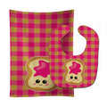 Jelly Toast Baby Bib & Burp Cloth Easy-Clean Baby Bib Baby Feeding Accessory Baby Mealtime Essential