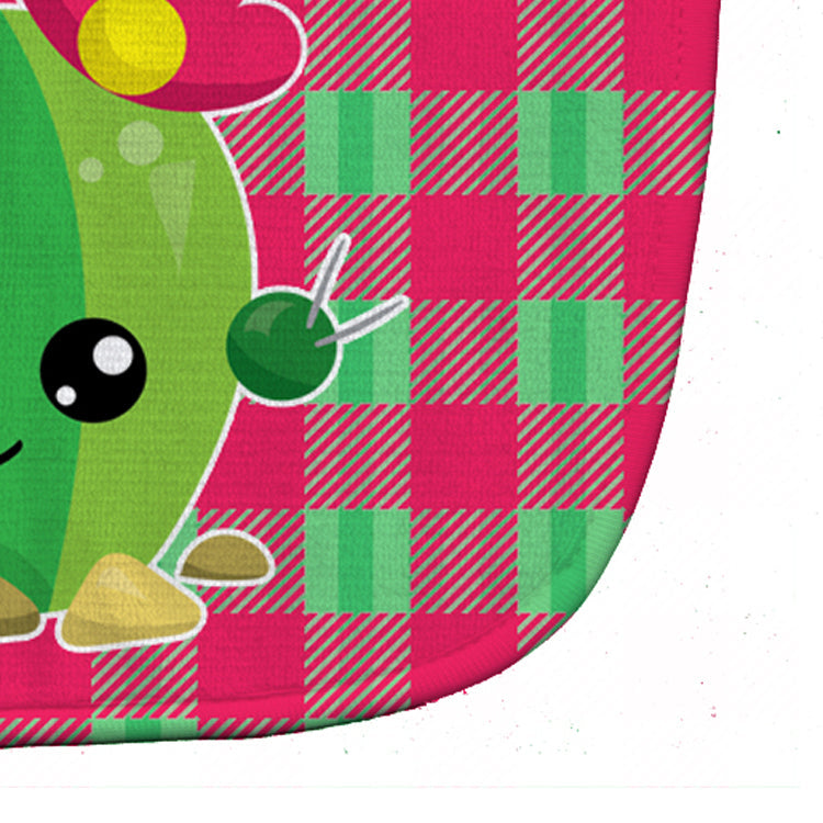 Cactus Peace Out Baby Bib Easy-Clean Baby Bib Baby Feeding Accessory Baby Mealtime Essential, 10 x 13, Multicolor