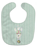 Circus Bear Baby Bib Easy-Clean Baby Bib Baby Feeding Accessory Baby Mealtime Essential, 10 x 13, Multicolor