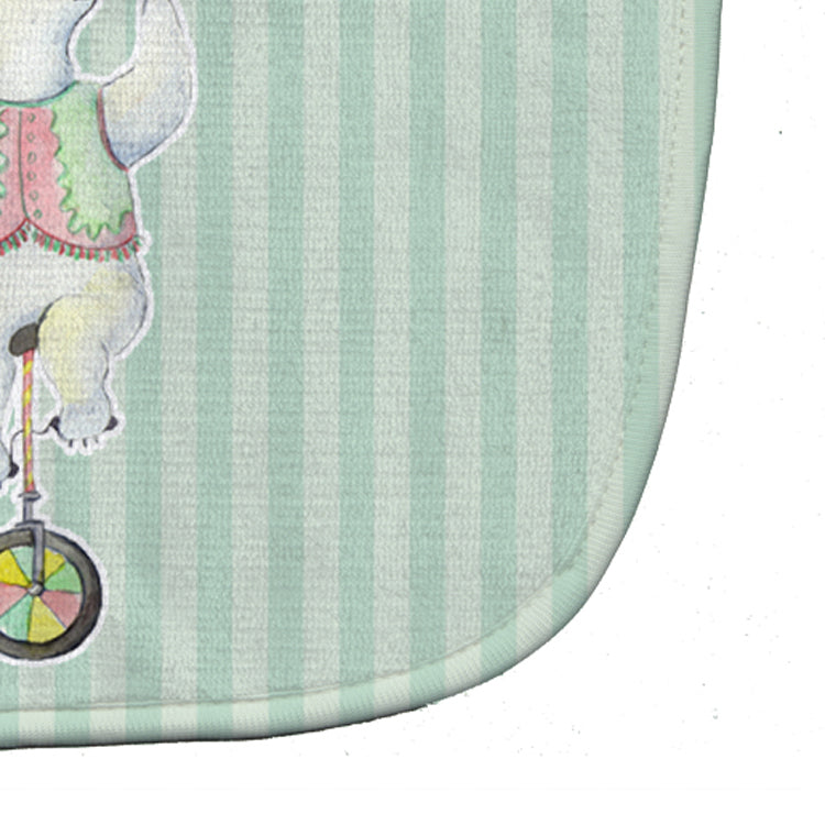Circus Bear Baby Bib Easy-Clean Baby Bib Baby Feeding Accessory Baby Mealtime Essential, 10 x 13, Multicolor