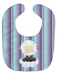 Sheep on Cloud Baby Bib Easy-Clean Baby Bib Baby Feeding Accessory Baby Mealtime Essential, 10 x 13, Multicolor