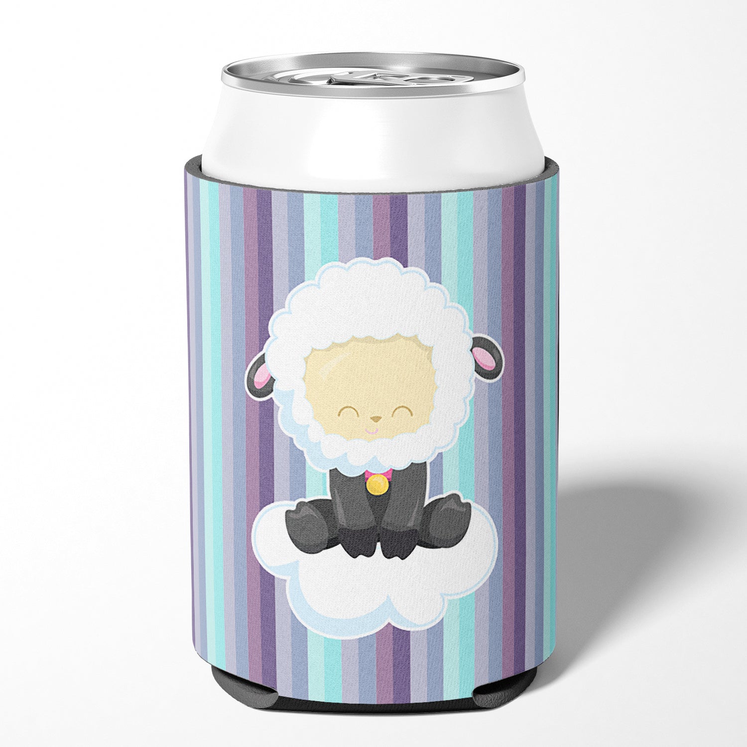 Sheep on Cloud Can or Bottle Hugger Cooler Sleeve for Standard 12 oz Cans, Insulated Foam Beer & Soda Can Hugger Reusable