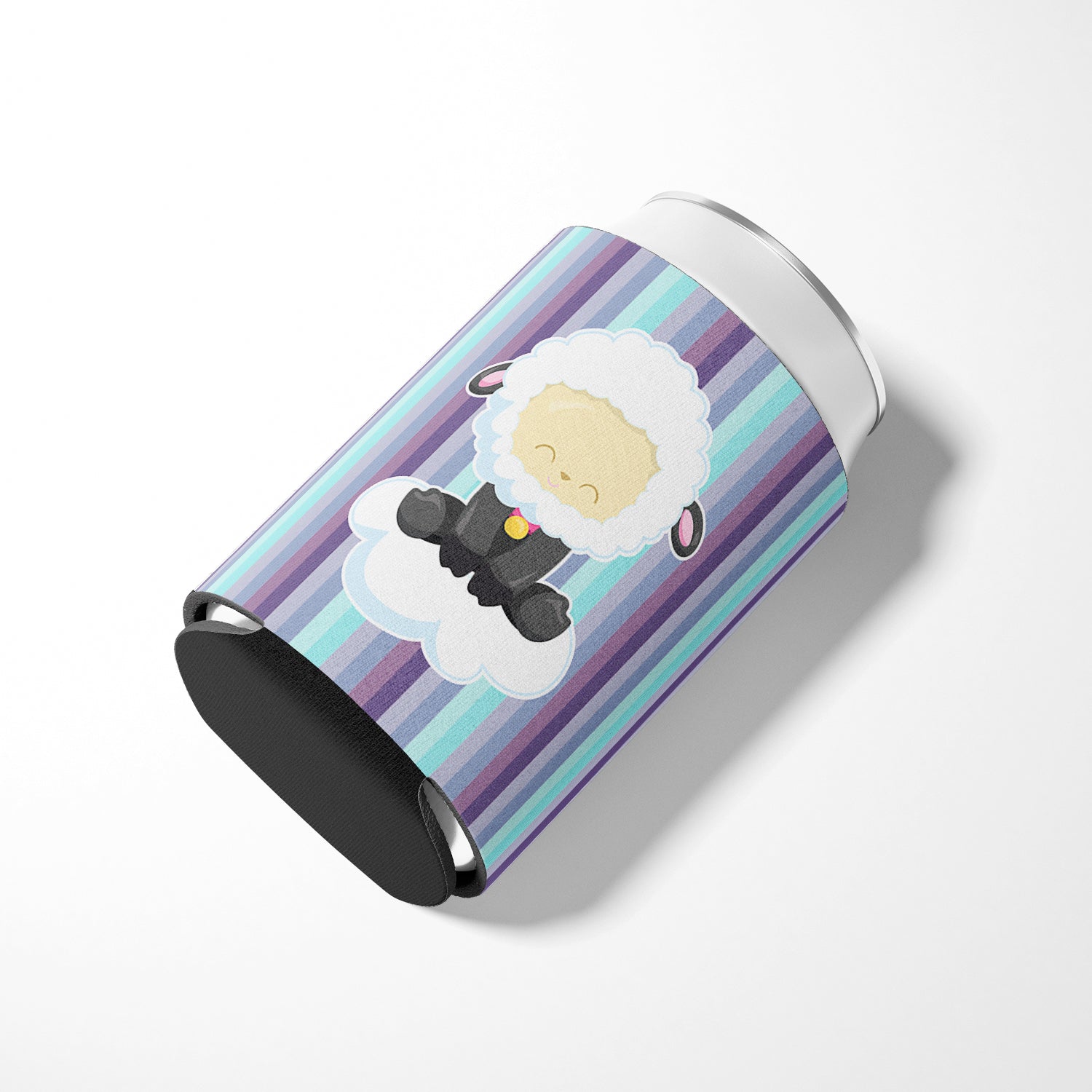 Sheep on Cloud Can or Bottle Hugger Cooler Sleeve for Standard 12 oz Cans, Insulated Foam Beer & Soda Can Hugger Reusable