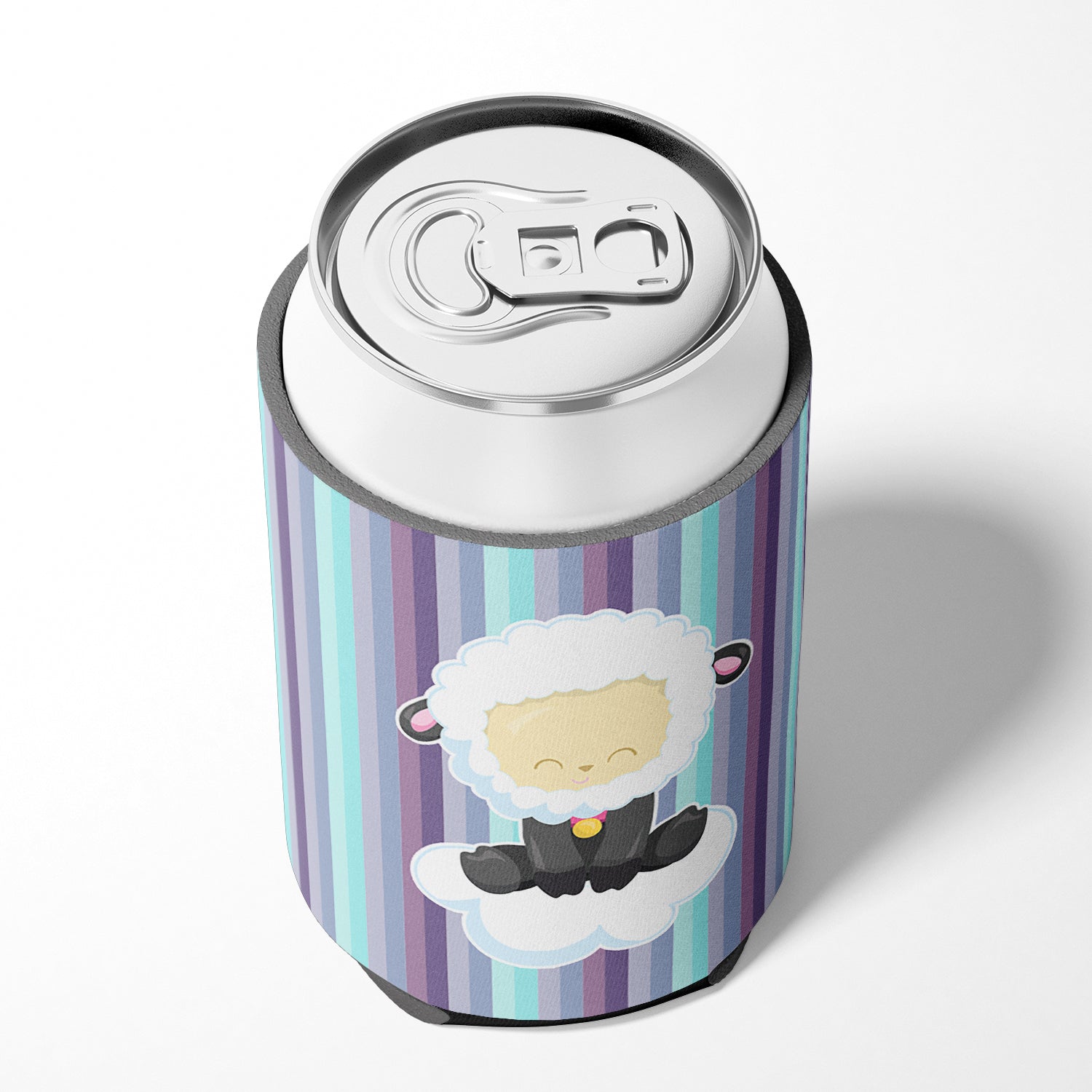 Sheep on Cloud Can or Bottle Hugger Cooler Sleeve for Standard 12 oz Cans, Insulated Foam Beer & Soda Can Hugger Reusable