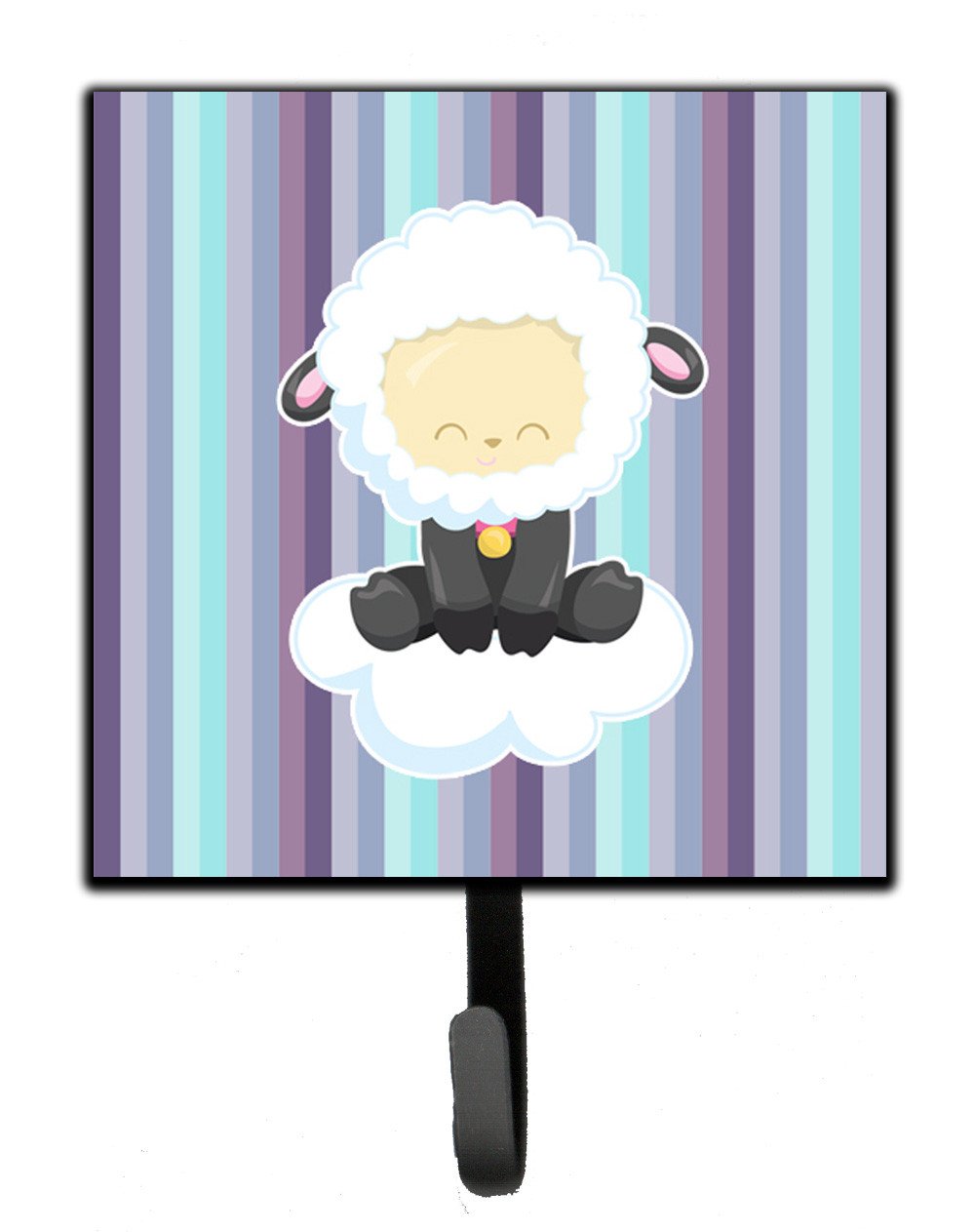 Sheep on Cloud Leash or Key Holder Wall Hooks, Key Hooks Holder, Coat Rack Wall Mount, Coat Hooks, Hooks for Hanging Keys, Towels, Aprons, Leashes