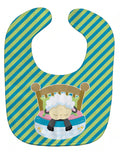 Sheep in Bed Baby Bib Easy-Clean Baby Bib Baby Feeding Accessory Baby Mealtime Essential, 10 x 13, Multicolor