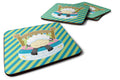 Sheep in Bed Foam Coasters Set of 4 Cup Coasters for Indoor Outdoor, Tabletop Protection, Anti Slip, Mouse pad Material