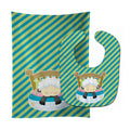 Sheep in Bed Baby Bib & Burp Cloth Easy-Clean Baby Bib Baby Feeding Accessory Baby Mealtime Essential
