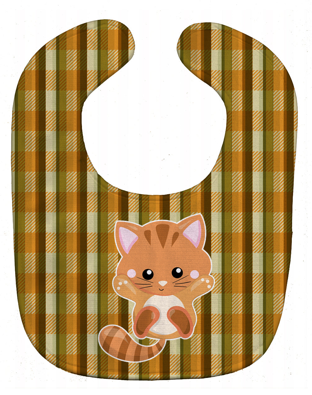 Hooray Kitten Baby Bib Easy-Clean Baby Bib Baby Feeding Accessory Baby Mealtime Essential, 10 x 13, Multicolor