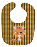 Hooray Kitten Baby Bib Easy-Clean Baby Bib Baby Feeding Accessory Baby Mealtime Essential, 10 x 13, Multicolor