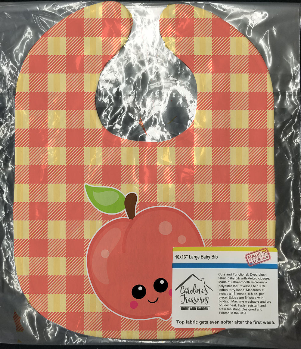 Perfectly Peach Baby Bib Easy-Clean Baby Bib Baby Feeding Accessory Baby Mealtime Essential, 10 x 13, Multicolor