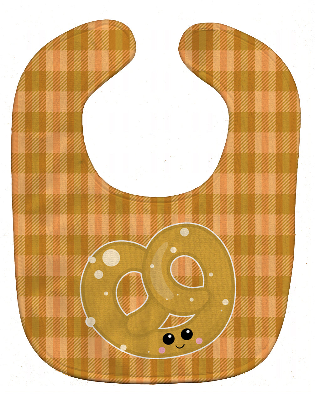 Pretzel Baby Bib Easy-Clean Baby Bib Baby Feeding Accessory Baby Mealtime Essential, 10 x 13, Multicolor