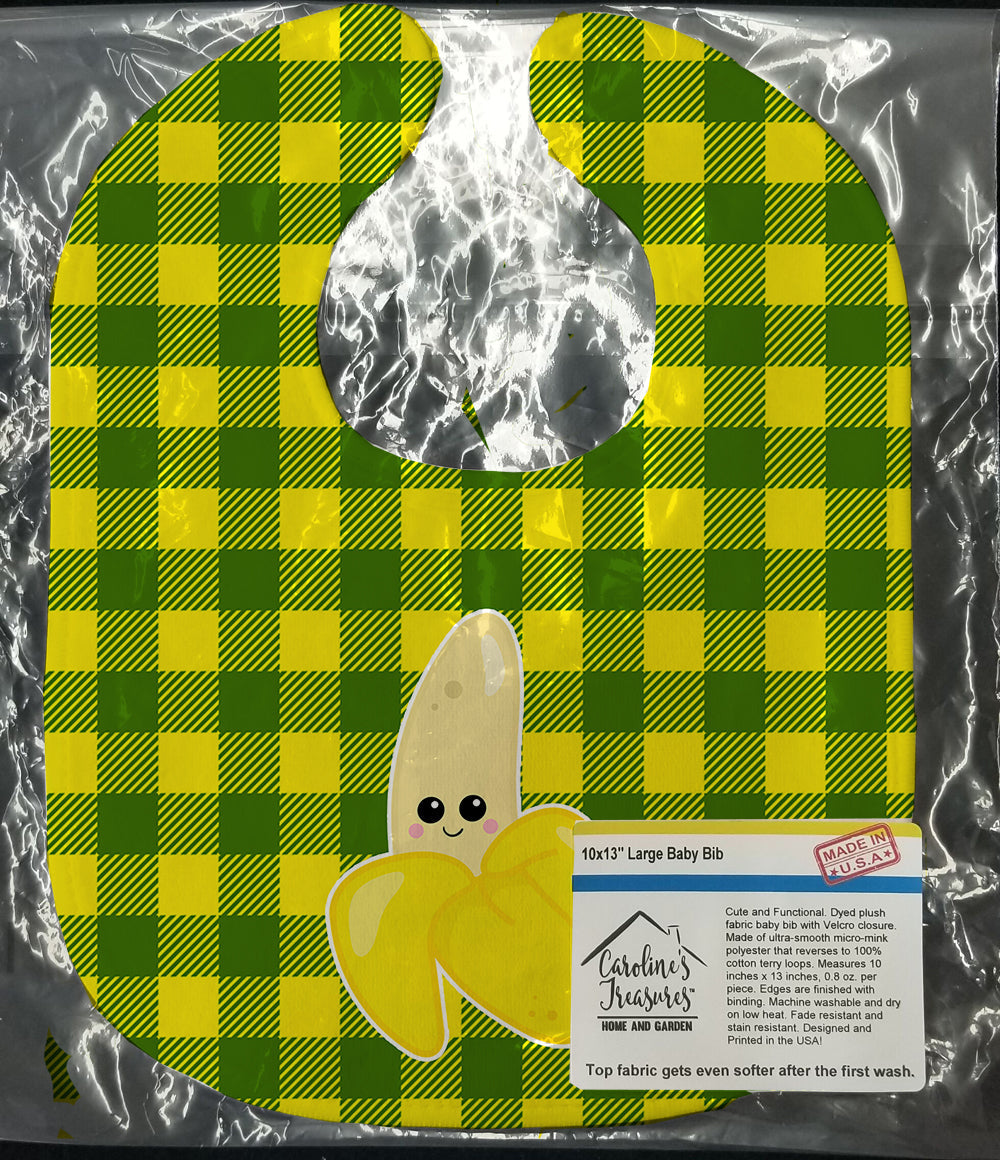 Going Bananas Baby Bib Easy-Clean Baby Bib Baby Feeding Accessory Baby Mealtime Essential, 10 x 13, Multicolor
