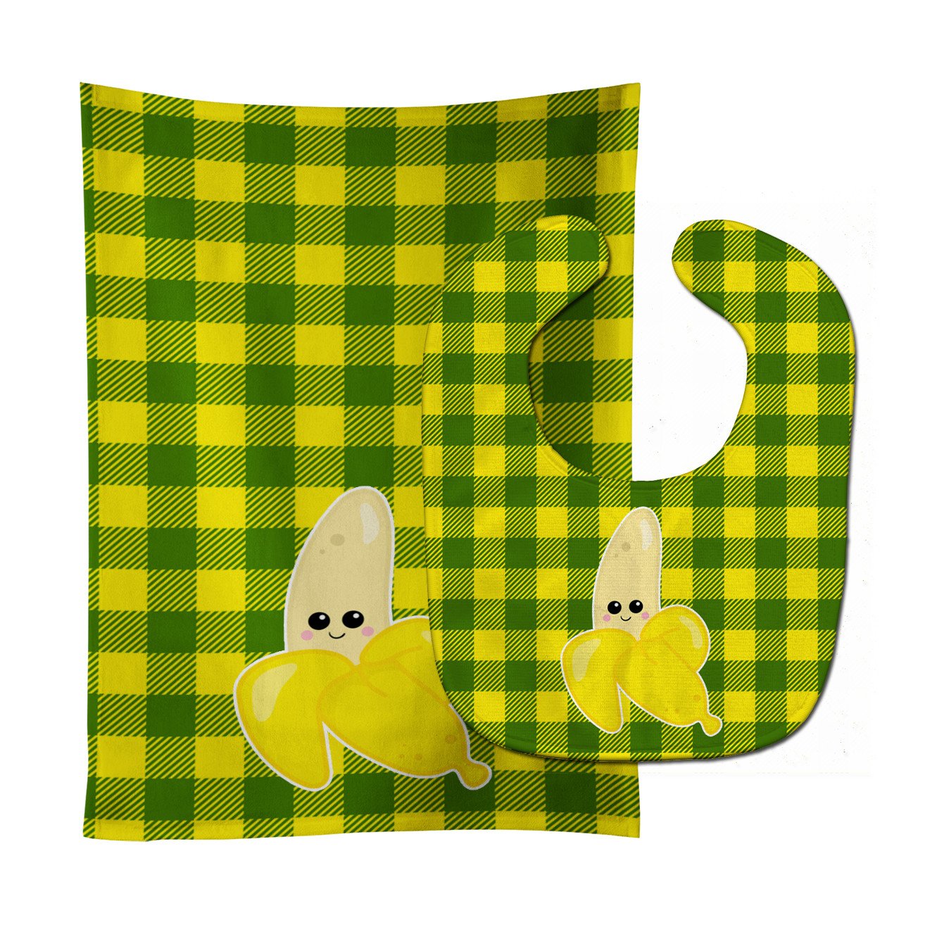 Going Bananas Baby Bib & Burp Cloth Easy-Clean Baby Bib Baby Feeding Accessory Baby Mealtime Essential