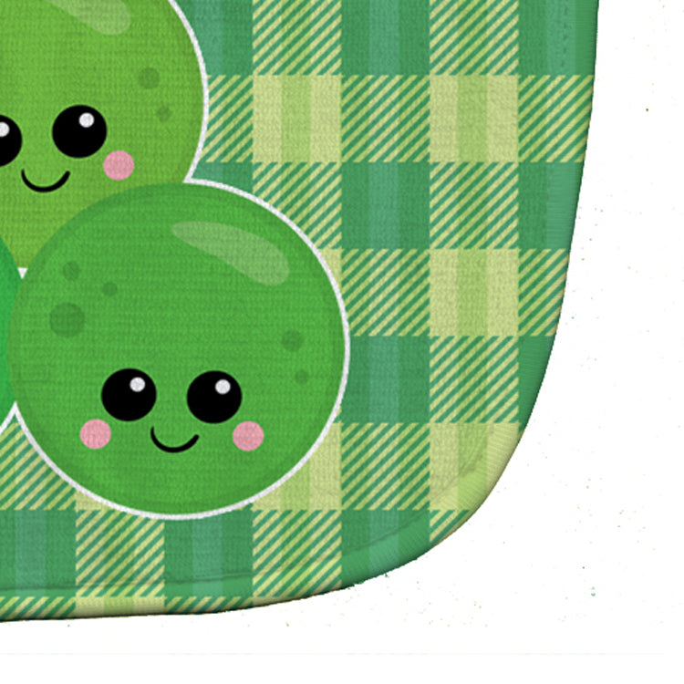 Three Peas Baby Bib Easy-Clean Baby Bib Baby Feeding Accessory Baby Mealtime Essential, 10 x 13, Multicolor