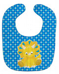 Triceratops Dinosaur Baby Bib Easy-Clean Baby Bib Baby Feeding Accessory Baby Mealtime Essential, 10 x 13, Multicolor