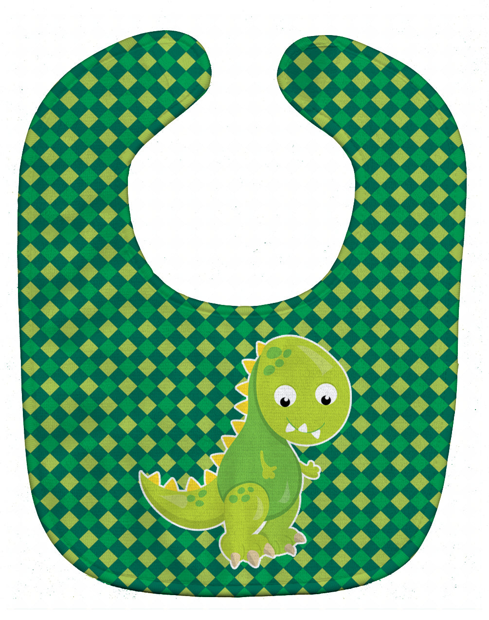 Iguanodon Dinosaur Baby Bib Easy-Clean Baby Bib Baby Feeding Accessory Baby Mealtime Essential, 10 x 13, Multicolor