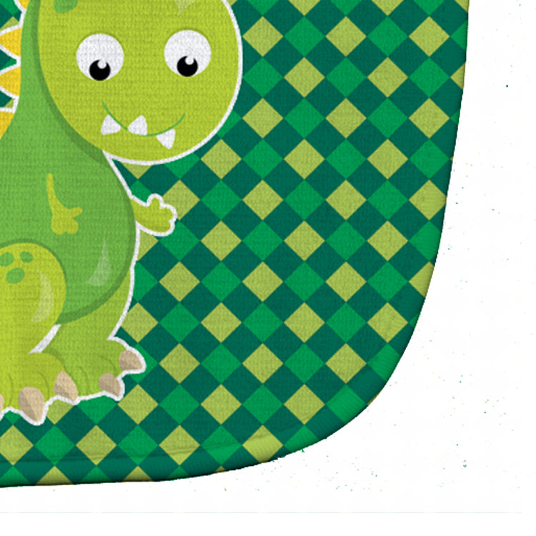 Iguanodon Dinosaur Baby Bib Easy-Clean Baby Bib Baby Feeding Accessory Baby Mealtime Essential, 10 x 13, Multicolor