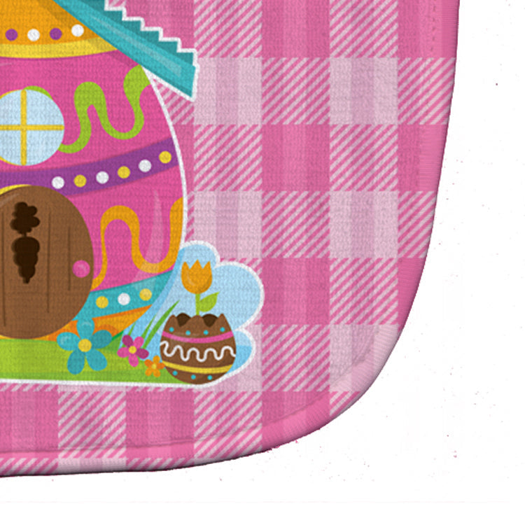 Easter Rabbit's House Baby Bib Easy-Clean Baby Bib Baby Feeding Accessory Baby Mealtime Essential, 10 x 13, Multicolor