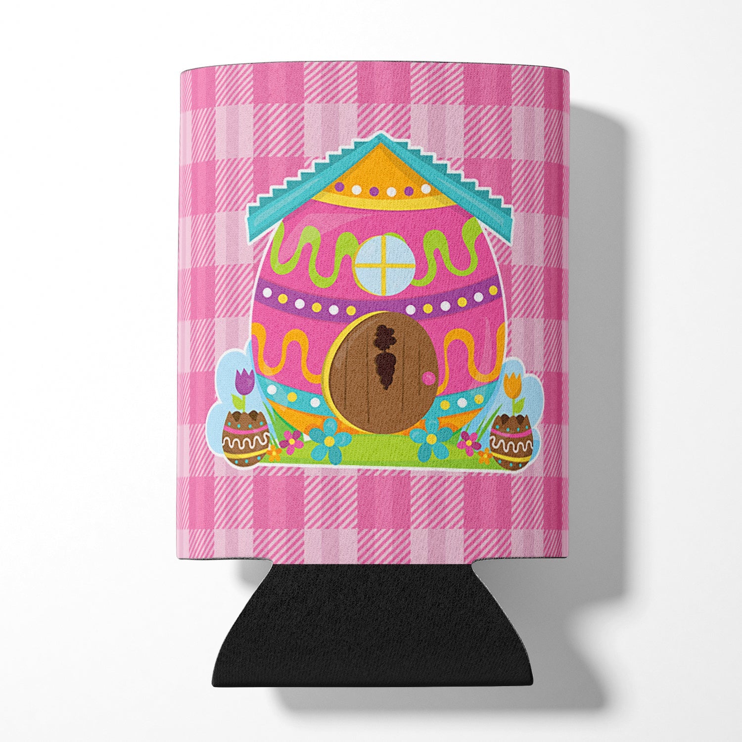 Easter Rabbit's House Can or Bottle Hugger Cooler Sleeve for Standard 12 oz Cans, Insulated Foam Beer & Soda Can Hugger Reusable