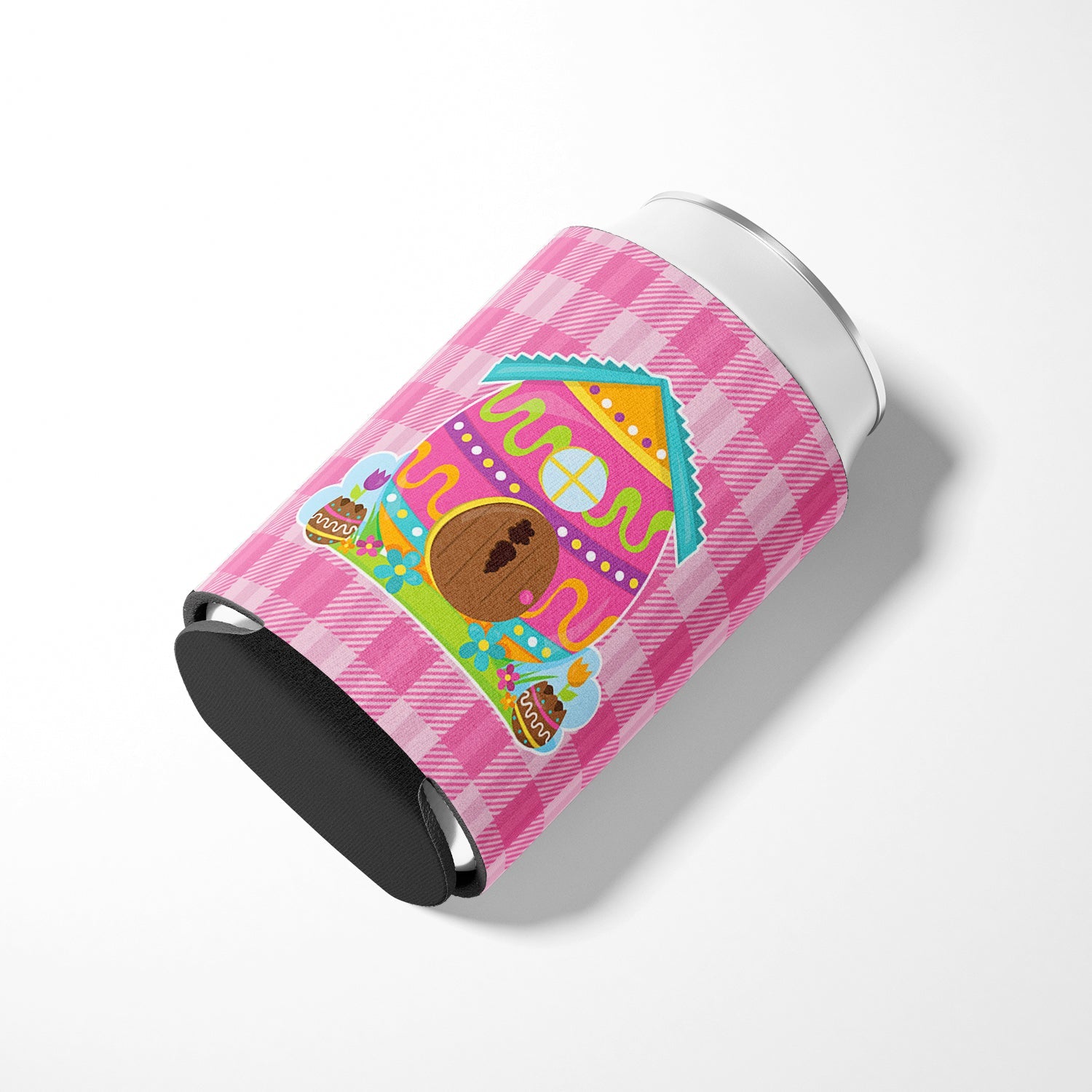 Easter Rabbit's House Can or Bottle Hugger Cooler Sleeve for Standard 12 oz Cans, Insulated Foam Beer & Soda Can Hugger Reusable