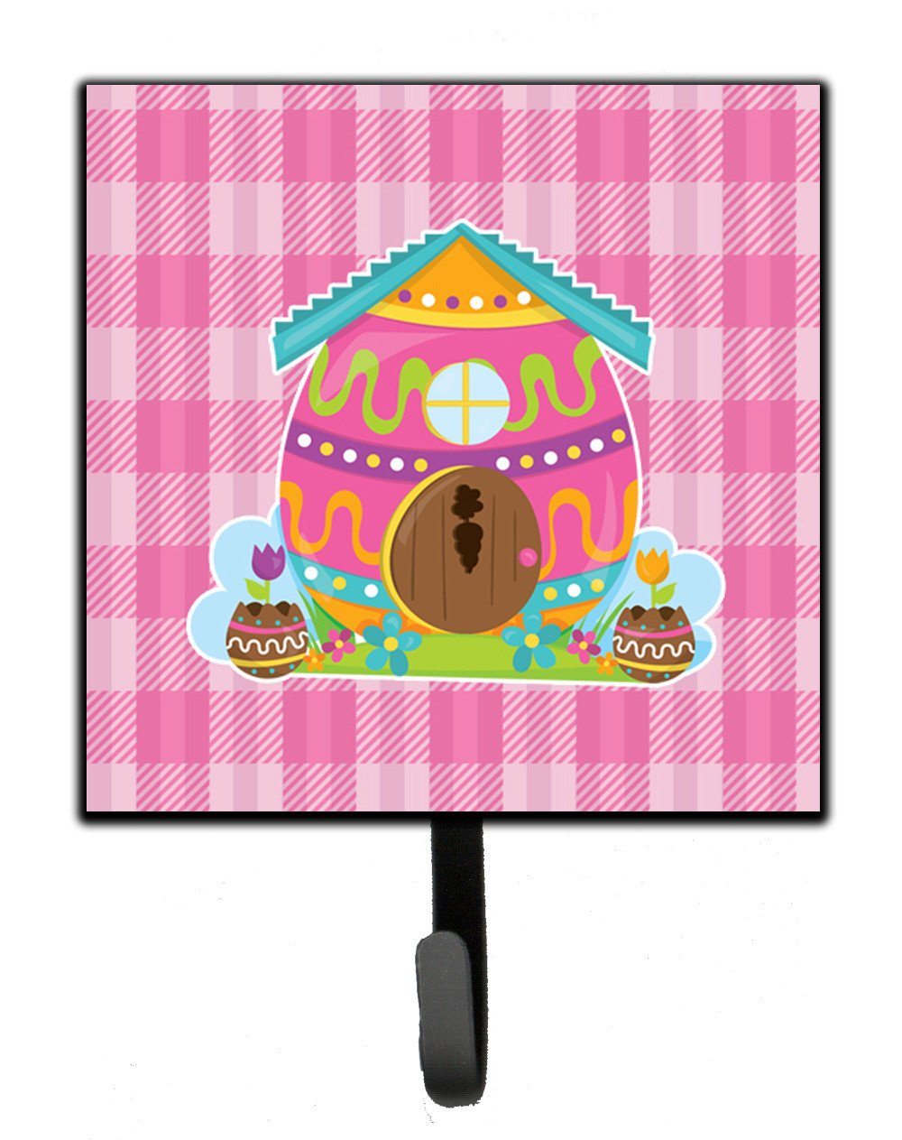 Easter Rabbit's House Leash or Key Holder Wall Hooks, Key Hooks Holder, Coat Rack Wall Mount, Coat Hooks, Hooks for Hanging Keys, Towels, Aprons, Leashes