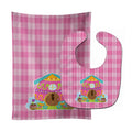 Easter Rabbit's House Baby Bib & Burp Cloth Easy-Clean Baby Bib Baby Feeding Accessory Baby Mealtime Essential