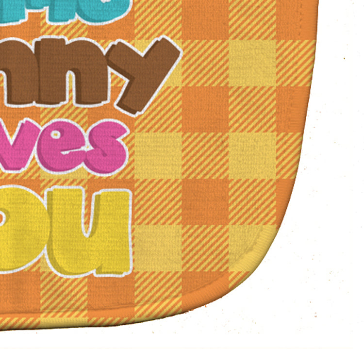 Easter Some Bunny Loves You Baby Bib Easy-Clean Baby Bib Baby Feeding Accessory Baby Mealtime Essential, 10 x 13, Multicolor