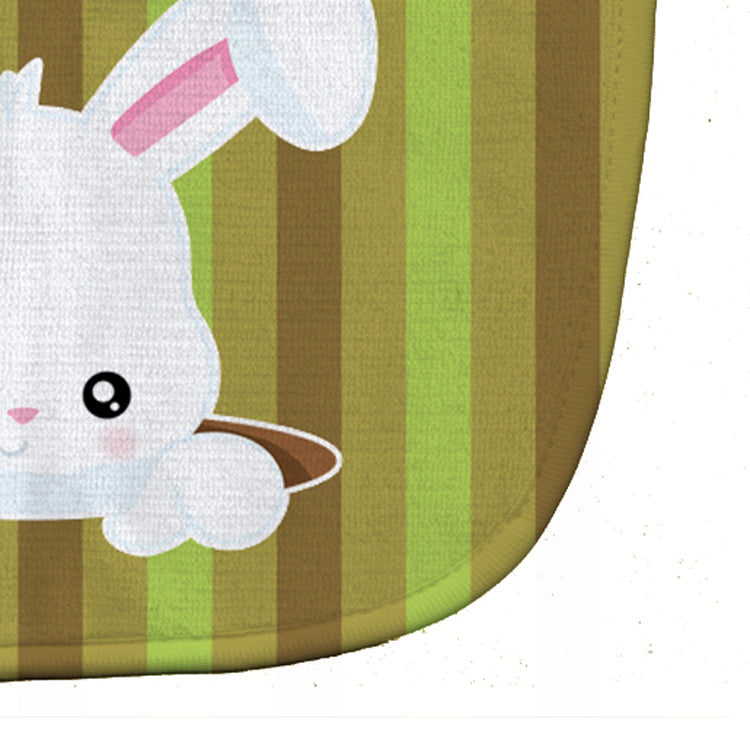 Easter Rabbit Hole Baby Bib Easy-Clean Baby Bib Baby Feeding Accessory Baby Mealtime Essential, 10 x 13, Multicolor