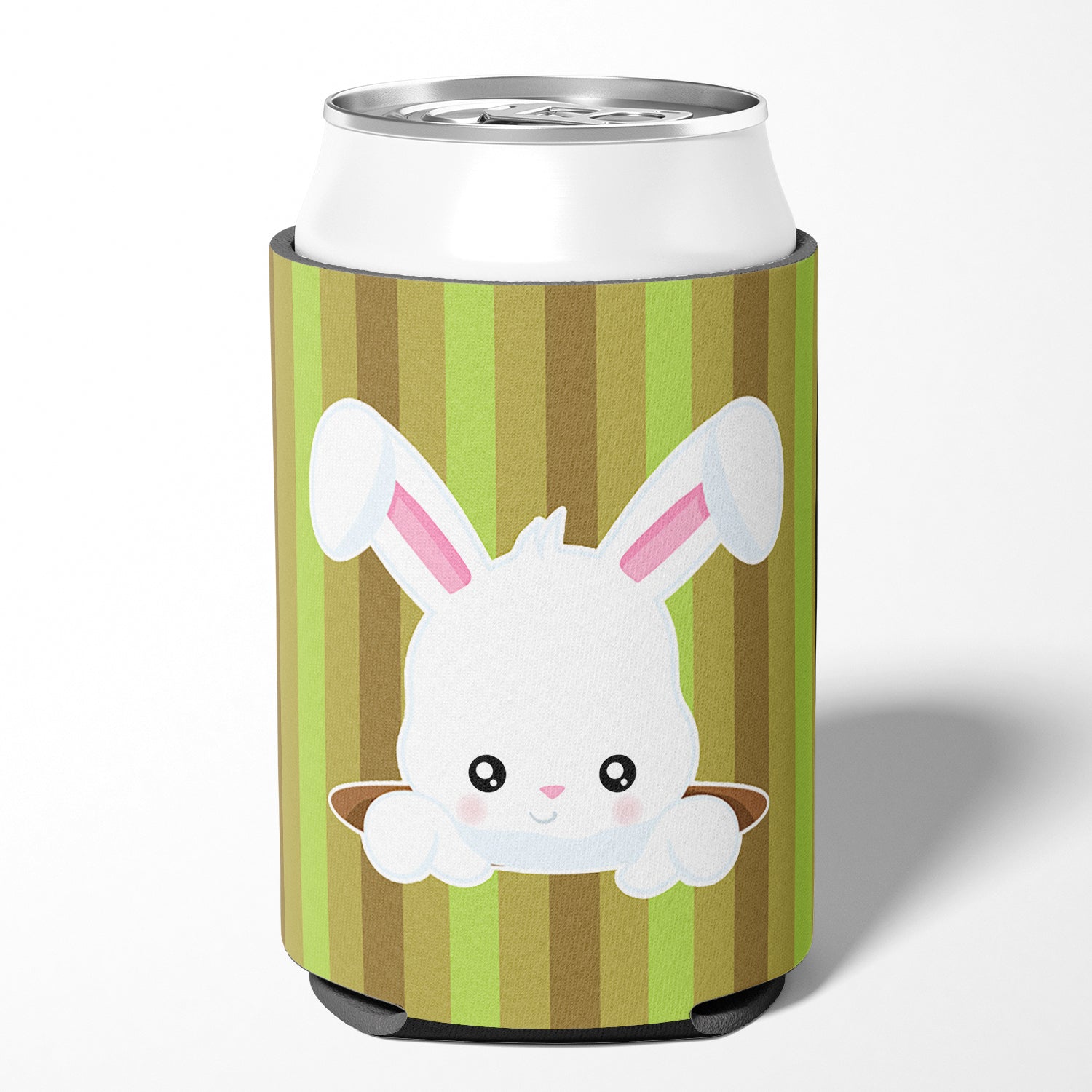 Easter Rabbit Hole Can or Bottle Hugger Cooler Sleeve for Standard 12 oz Cans, Insulated Foam Beer & Soda Can Hugger Reusable