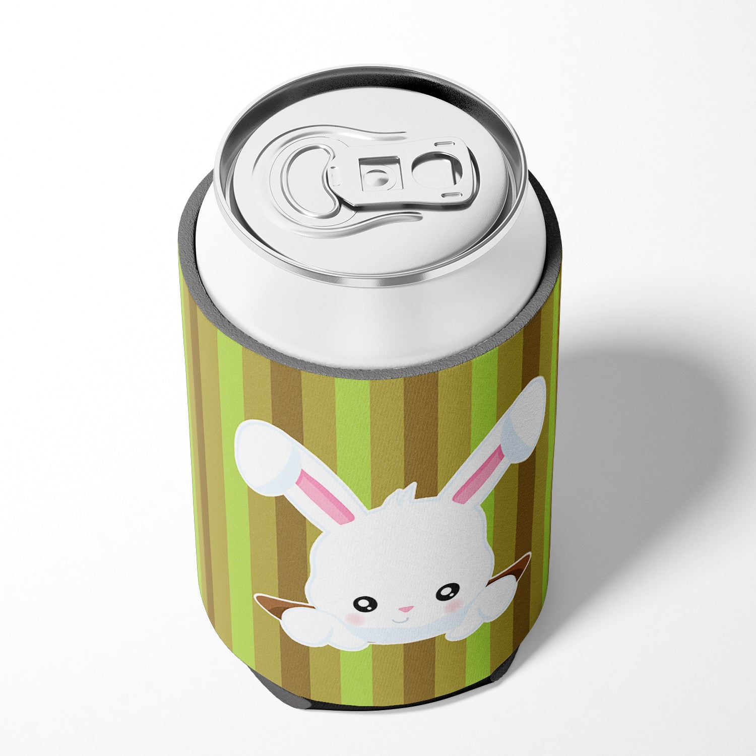 Easter Rabbit Hole Can or Bottle Hugger Cooler Sleeve for Standard 12 oz Cans, Insulated Foam Beer & Soda Can Hugger Reusable