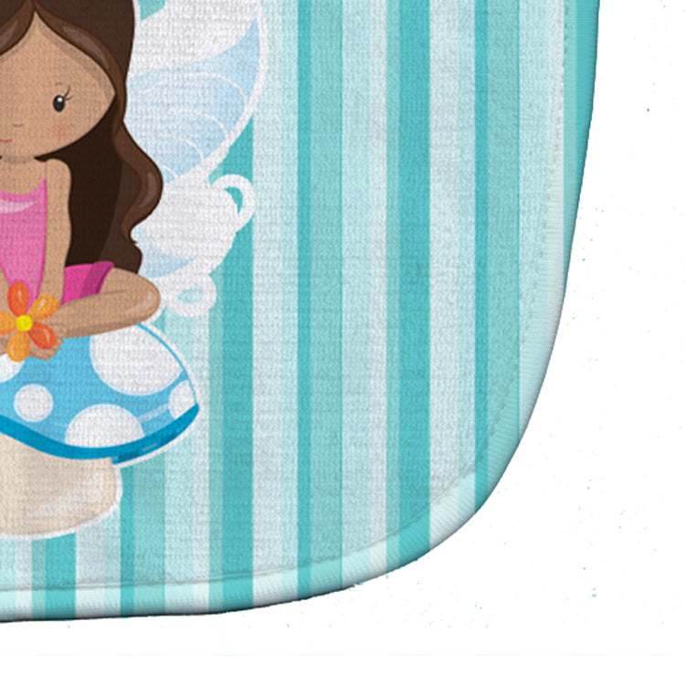 Fairy on Mushroom Baby Bib Easy-Clean Baby Bib Baby Feeding Accessory Baby Mealtime Essential, 10 x 13, Multicolor