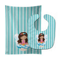 Fairy on Mushroom Baby Bib & Burp Cloth Easy-Clean Baby Bib Baby Feeding Accessory Baby Mealtime Essential