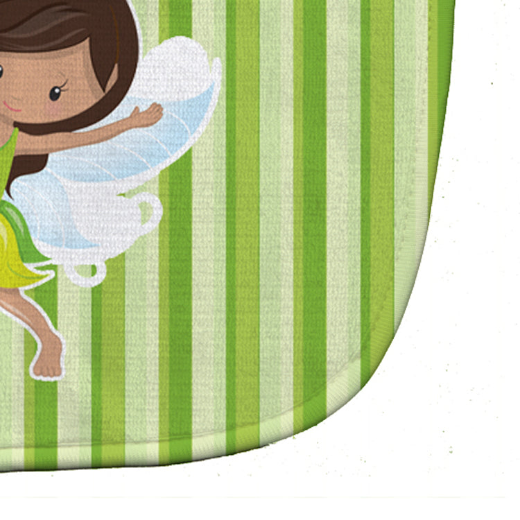 Fairy Green Stripes Baby Bib Easy-Clean Baby Bib Baby Feeding Accessory Baby Mealtime Essential, 10 x 13, Multicolor