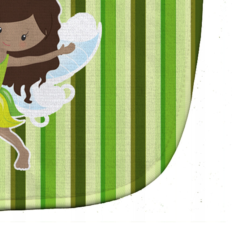 Fairy Green Stripes Baby Bib Easy-Clean Baby Bib Baby Feeding Accessory Baby Mealtime Essential, 10 x 13, Multicolor