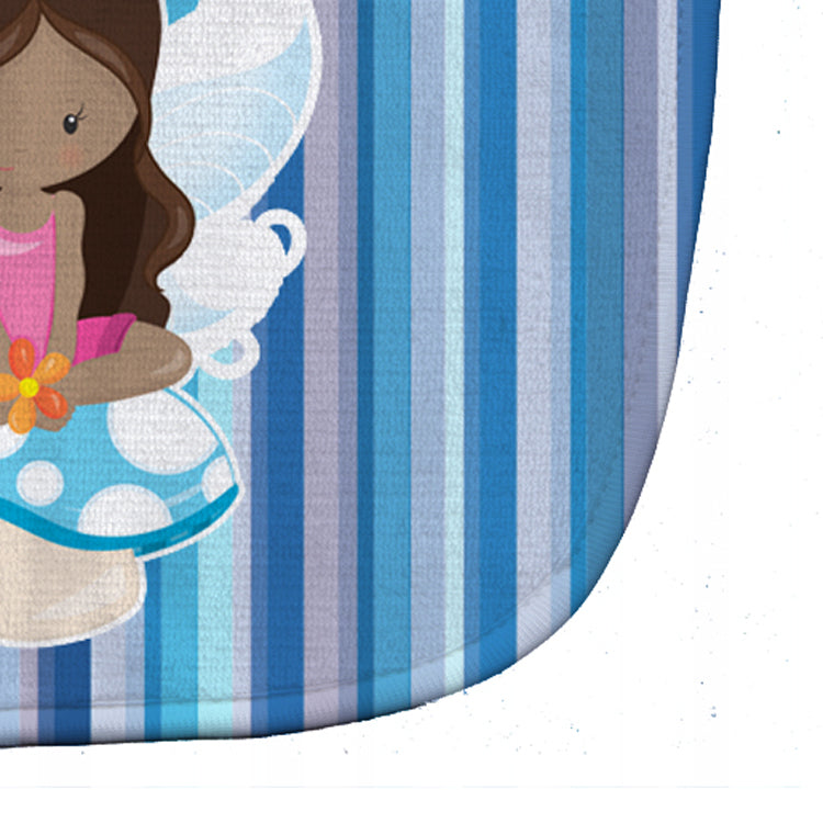 Fairy Blue Stripes Baby Bib Easy-Clean Baby Bib Baby Feeding Accessory Baby Mealtime Essential, 10 x 13, Multicolor