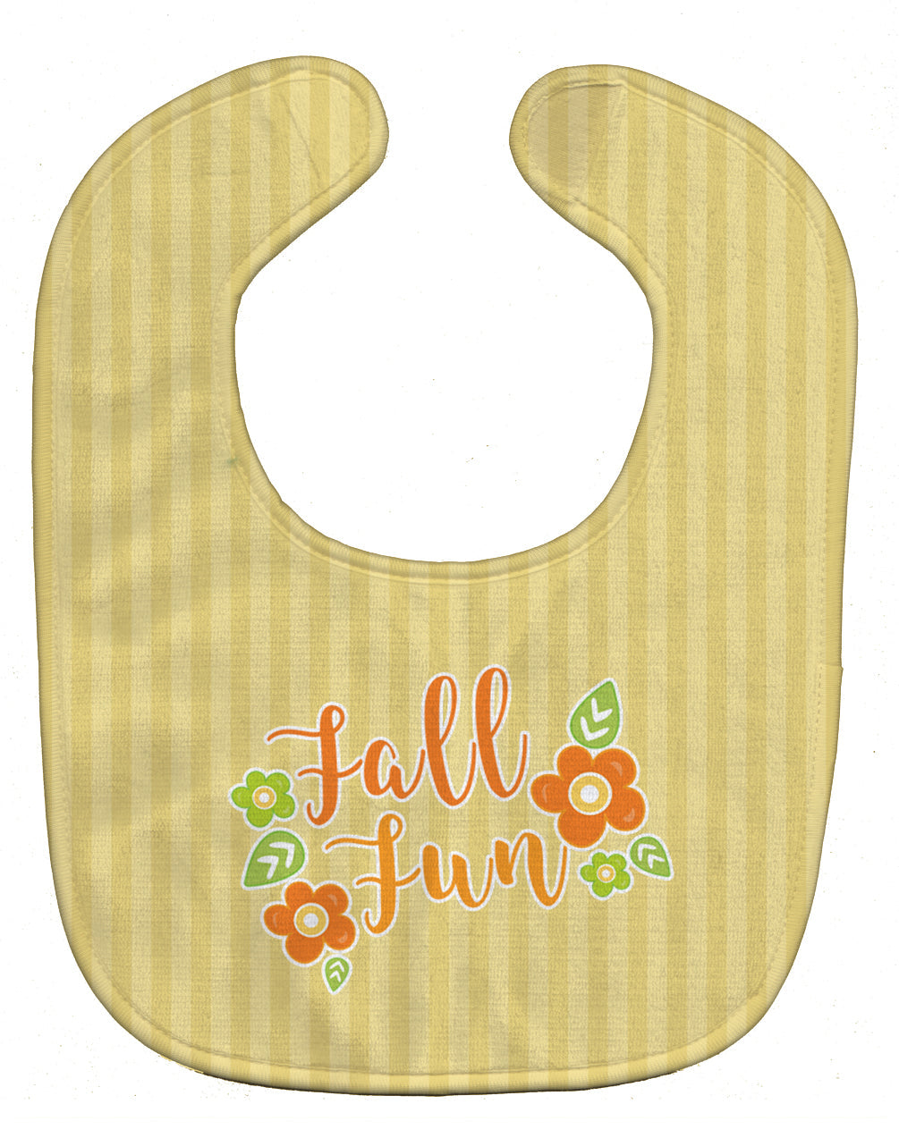 Fall Fun Stripes Baby Bib Easy-Clean Baby Bib Baby Feeding Accessory Baby Mealtime Essential, 10 x 13, Multicolor