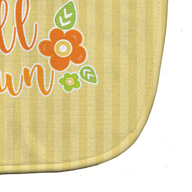 Fall Fun Stripes Baby Bib Easy-Clean Baby Bib Baby Feeding Accessory Baby Mealtime Essential, 10 x 13, Multicolor