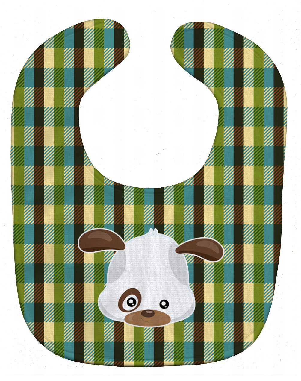 Dog Face Baby Bib Easy-Clean Baby Bib Baby Feeding Accessory Baby Mealtime Essential, 10 x 13, Multicolor