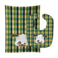 Dog Face Baby Bib & Burp Cloth Easy-Clean Baby Bib Baby Feeding Accessory Baby Mealtime Essential