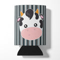 Cow Face Can or Bottle Hugger Cooler Sleeve for Standard 12 oz Cans, Insulated Foam Beer & Soda Can Hugger Reusable