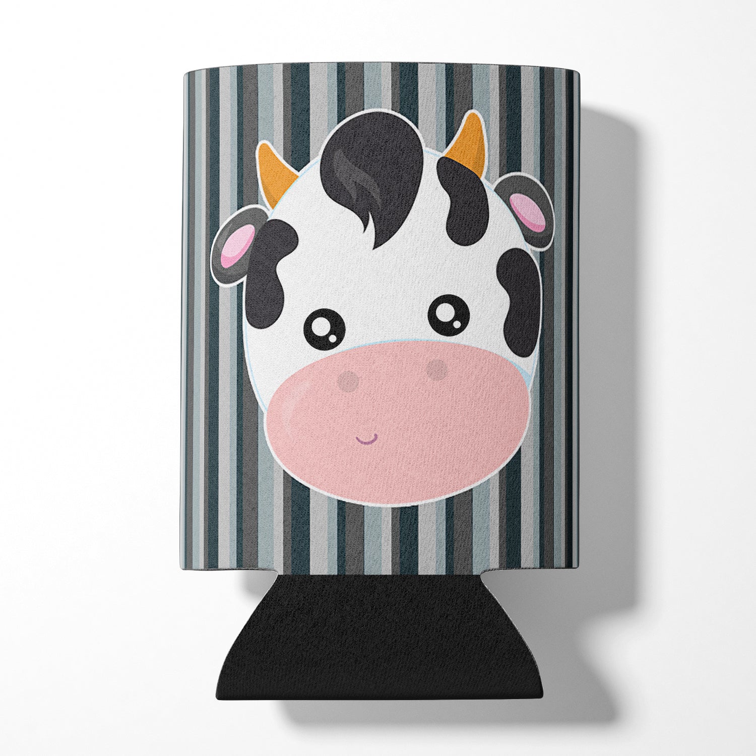 Cow Face Can or Bottle Hugger Cooler Sleeve for Standard 12 oz Cans, Insulated Foam Beer & Soda Can Hugger Reusable