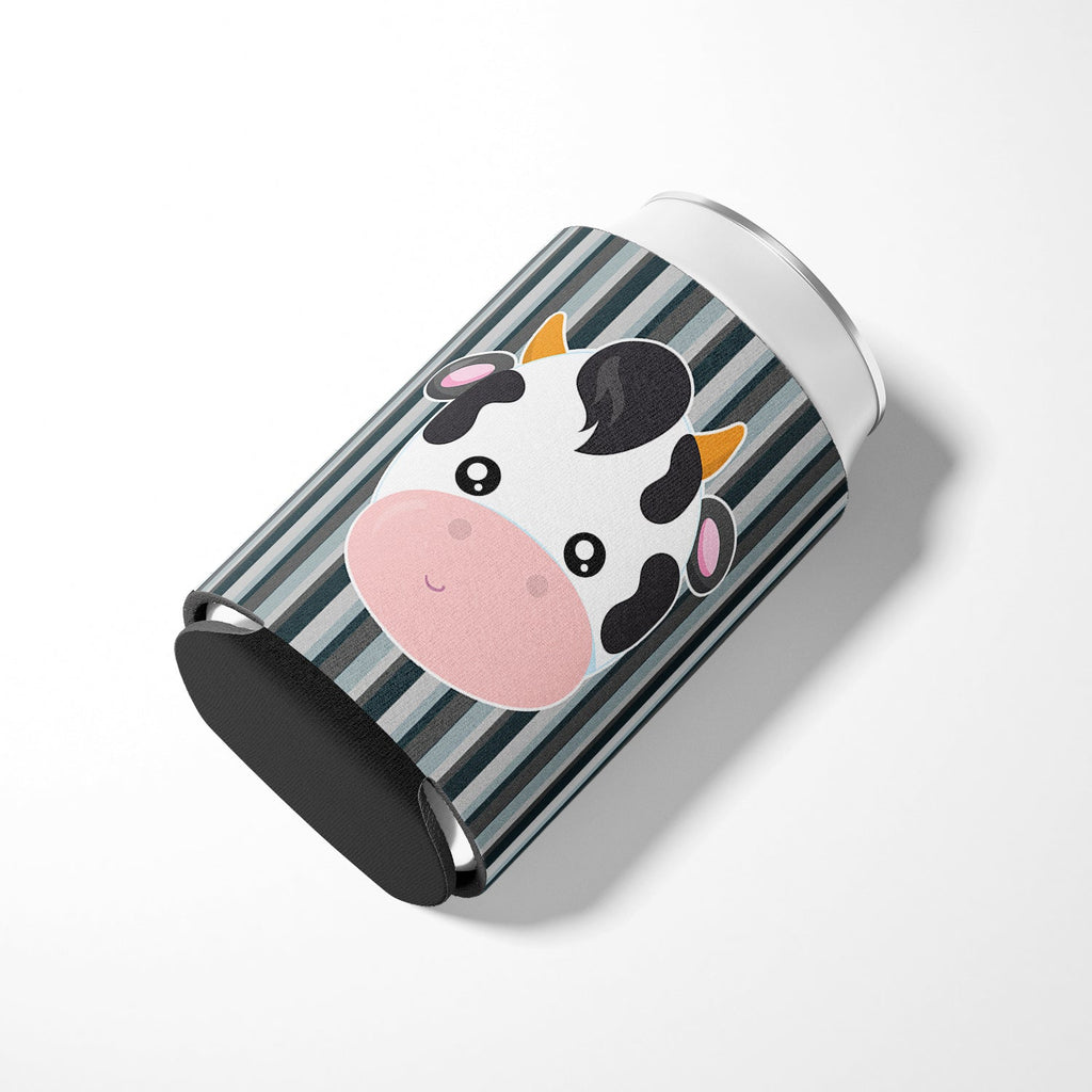 Cow Face Can or Bottle Hugger Cooler Sleeve for Standard 12 oz Cans, Insulated Foam Beer & Soda Can Hugger Reusable