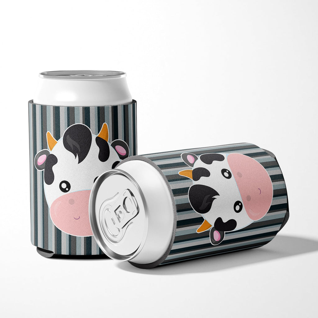 Cow Face Can or Bottle Hugger Cooler Sleeve for Standard 12 oz Cans, Insulated Foam Beer & Soda Can Hugger Reusable
