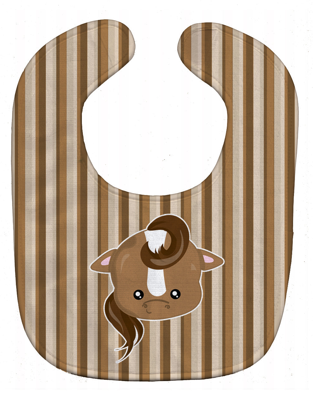 Horse Face Baby Bib Easy-Clean Baby Bib Baby Feeding Accessory Baby Mealtime Essential, 10 x 13, Multicolor