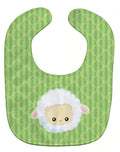 Sheep Lamb Face Baby Bib Easy-Clean Baby Bib Baby Feeding Accessory Baby Mealtime Essential, 10 x 13, Multicolor